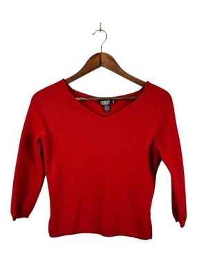 Womens Timeless 100% Cashmere Vneck Capsule Small Quiet Luxury Basic Y2K Sweater